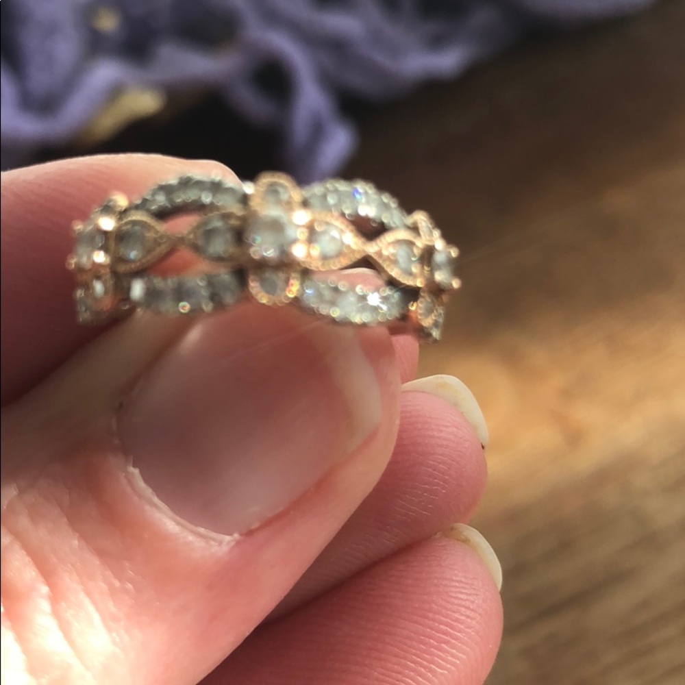 Fancy two-tone diamond ring - Picture 2 of 5
